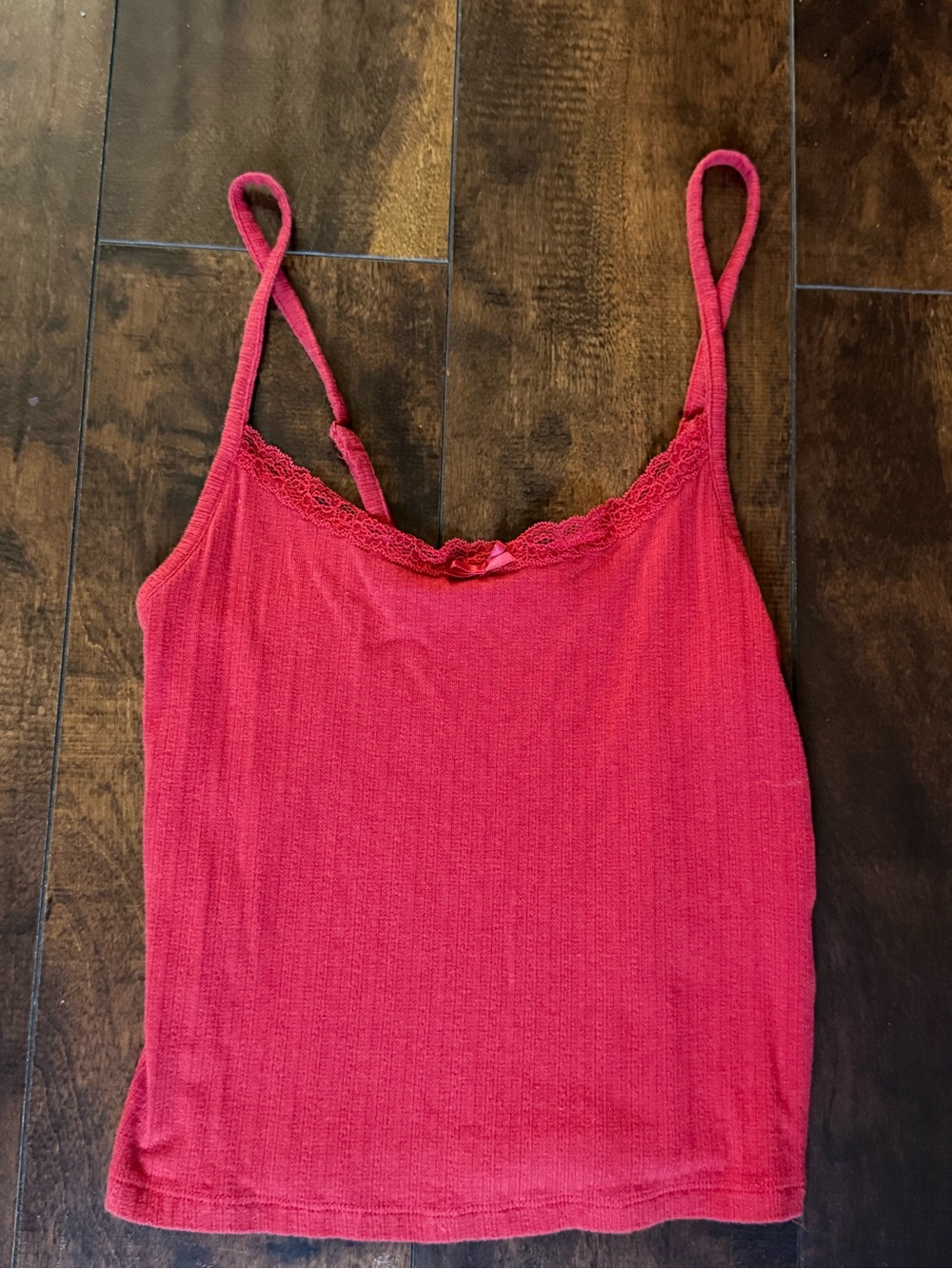 Cotton On Raspberry Lace-Trim Cami